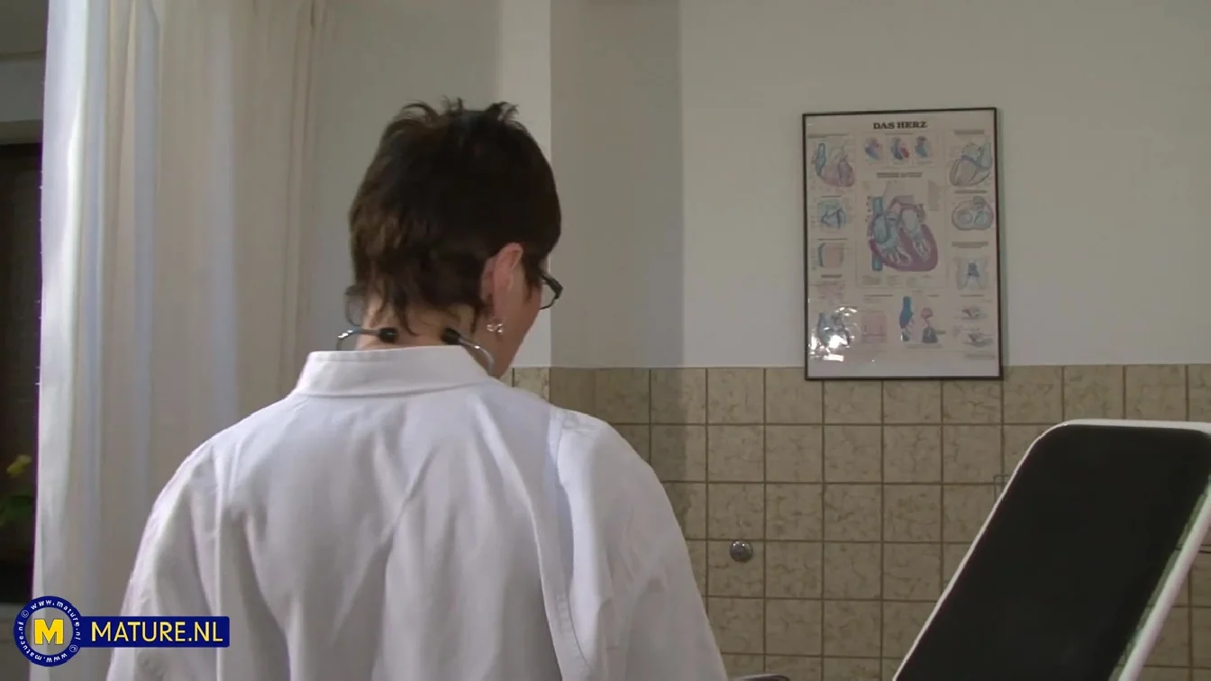 Irmgard German Mature Gynecologist Treats Herself XXX